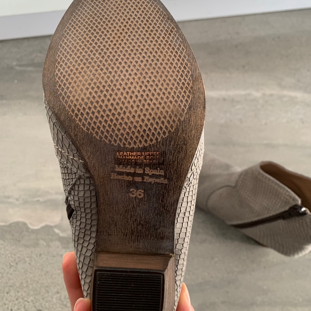 Snake Print Ankle Boot - image 5